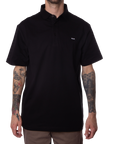 Polo Tee Black/White