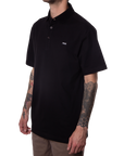 Polo Tee Black/White