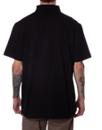 Polo Tee Black/White