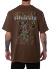 Gargoyle Tee Brown/Mustard