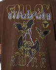 Gargoyle Tee Brown/Mustard