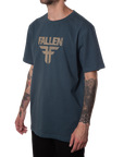 Insignia Tee Blue/Almond