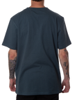 Insignia Tee Blue/Almond