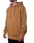 Insignia Embroidered Hoodie Washed Almond