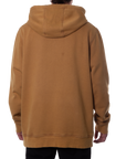 Insignia Embroidered Hoodie Washed Almond