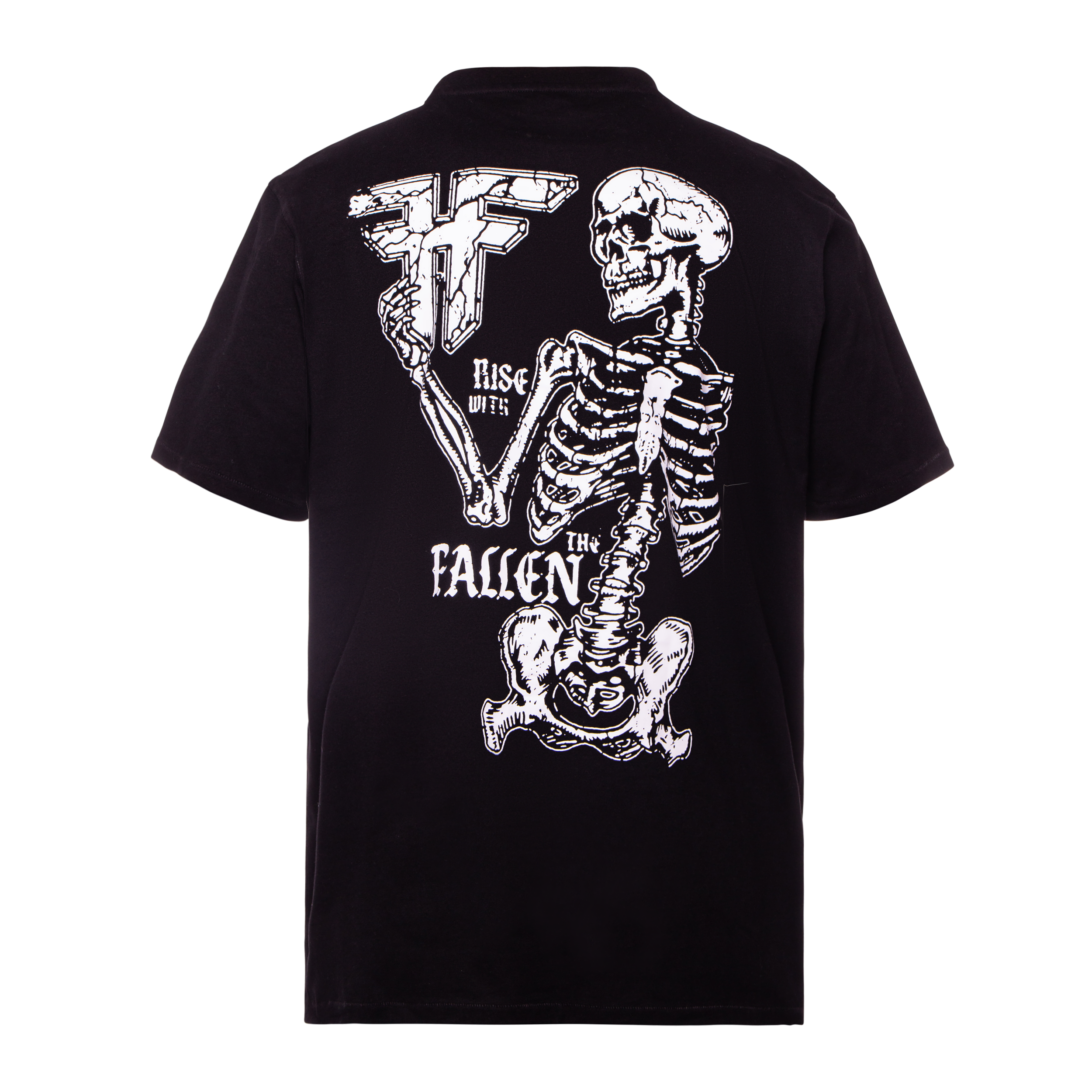 Fallen - Remains Tee Black/White – Fallen Footwear