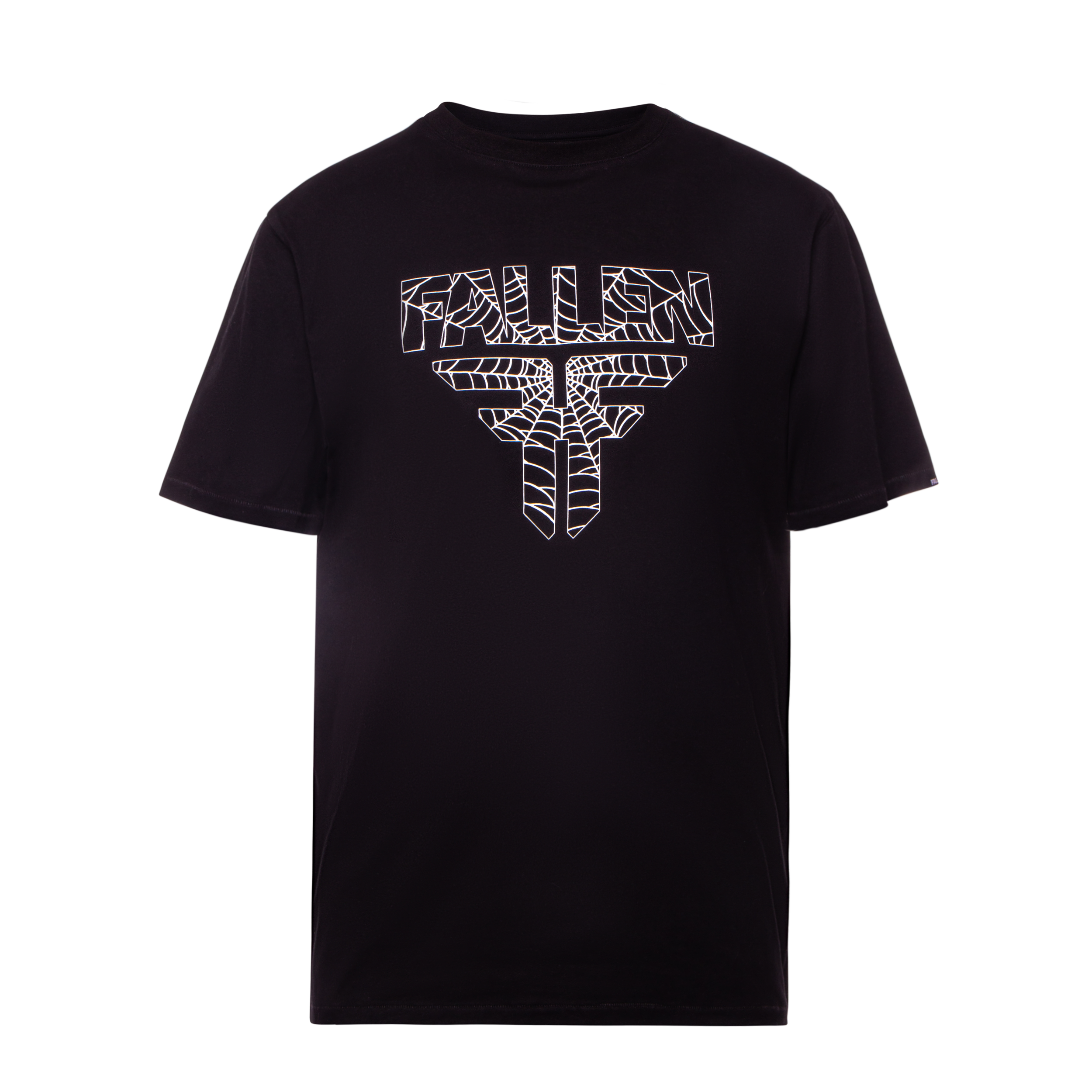 Fallen - Insignia Tee Black/Web – Fallen Footwear