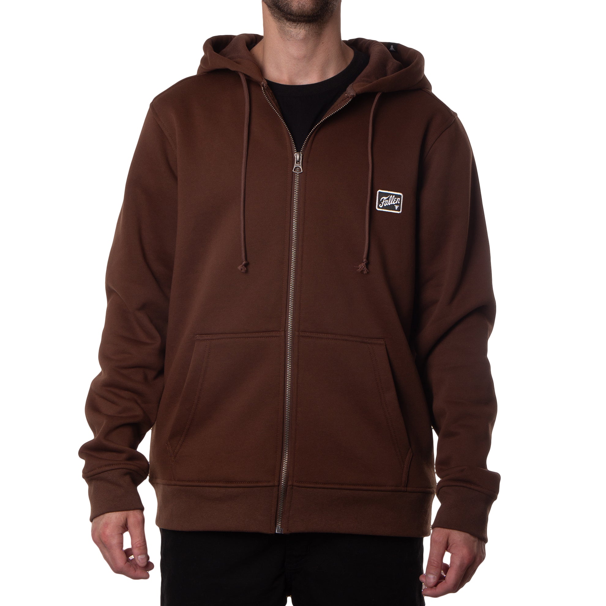 Fallen - Fury Patch Zip Brown/Black – Fallen Footwear