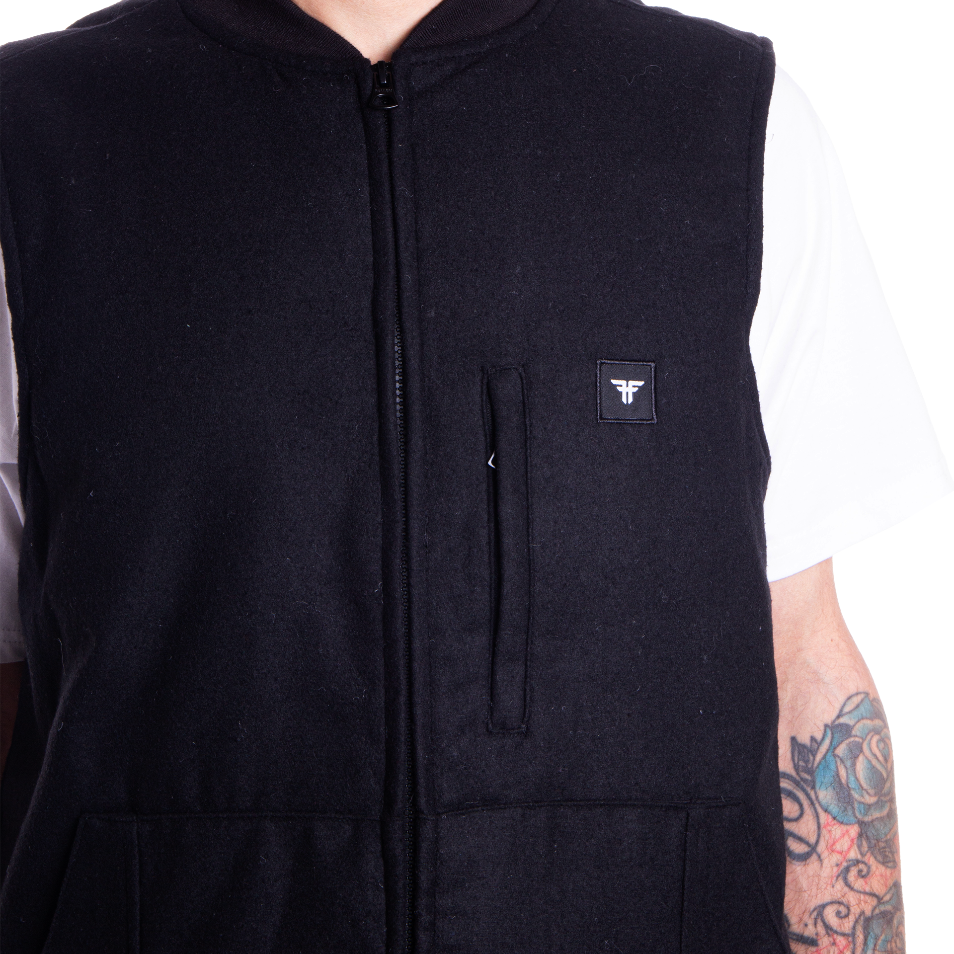 Void Vest - Black/White – Fallen Footwear Void Vest - Black/White – Fallen Footwear