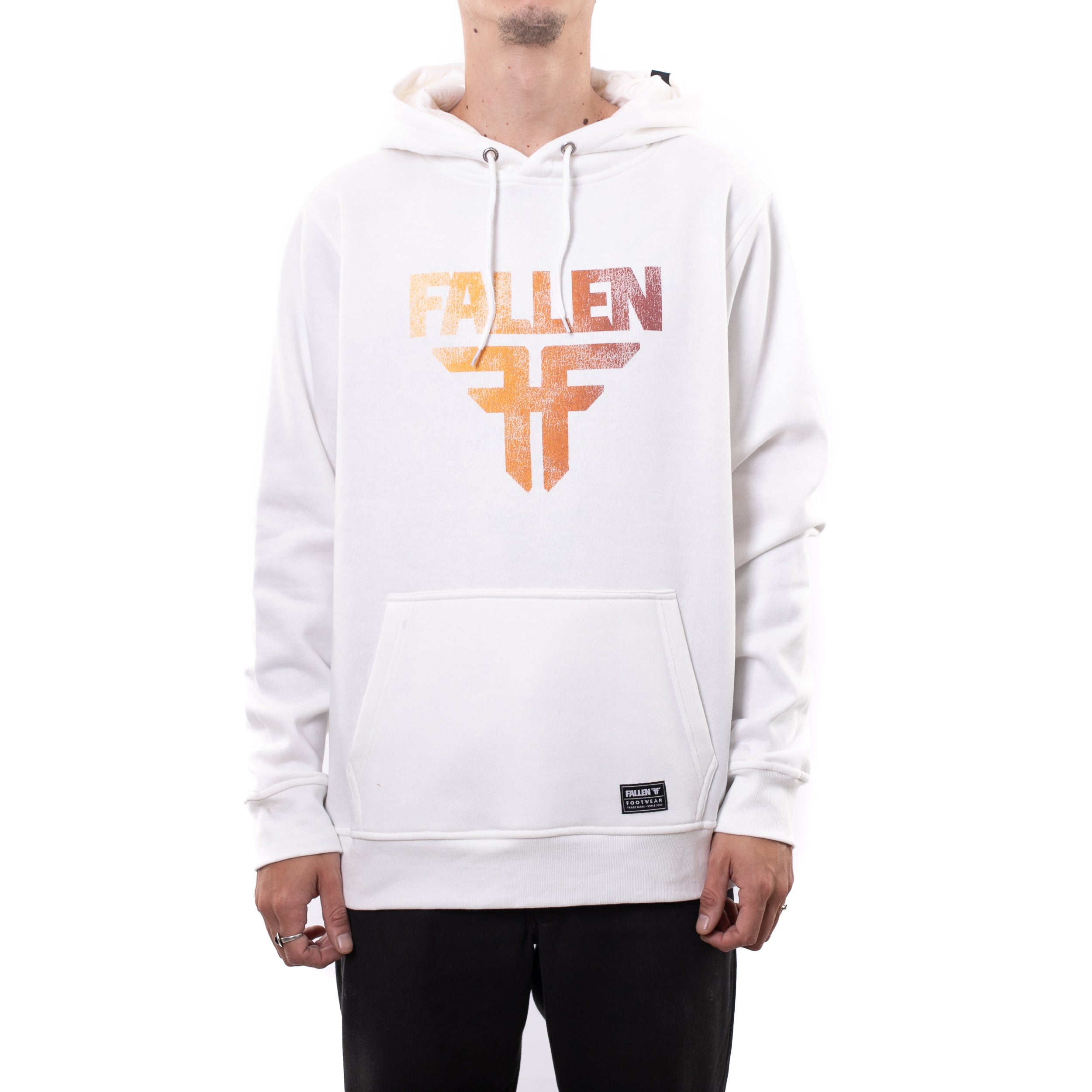 Orange and white hoodie hotsell