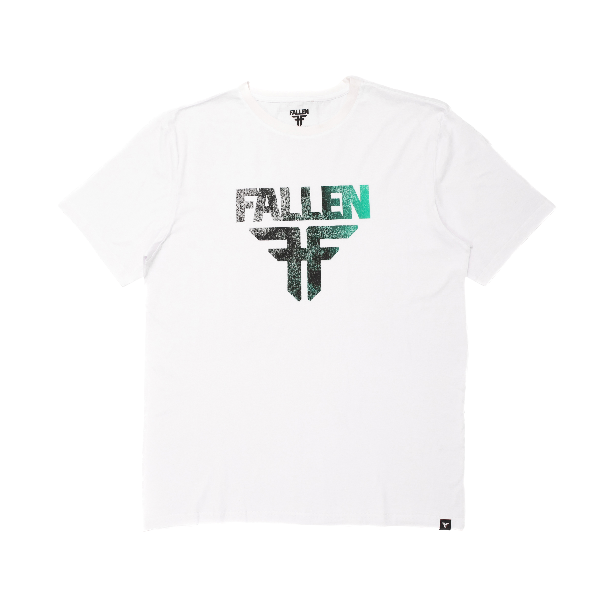 Insignia T恤- 白色/渐变色– Fallen Footwear Insignia T恤- 白色/渐变色– Fallen Footwear