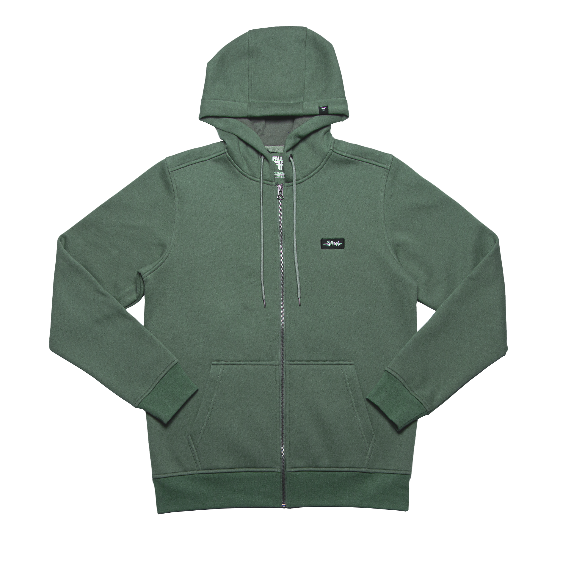 トップス Varsity Hooded Sweatshirt Dark Olive Fallen - Tradition Zip Hoodie - Olive/Black II – Fallen Footwear