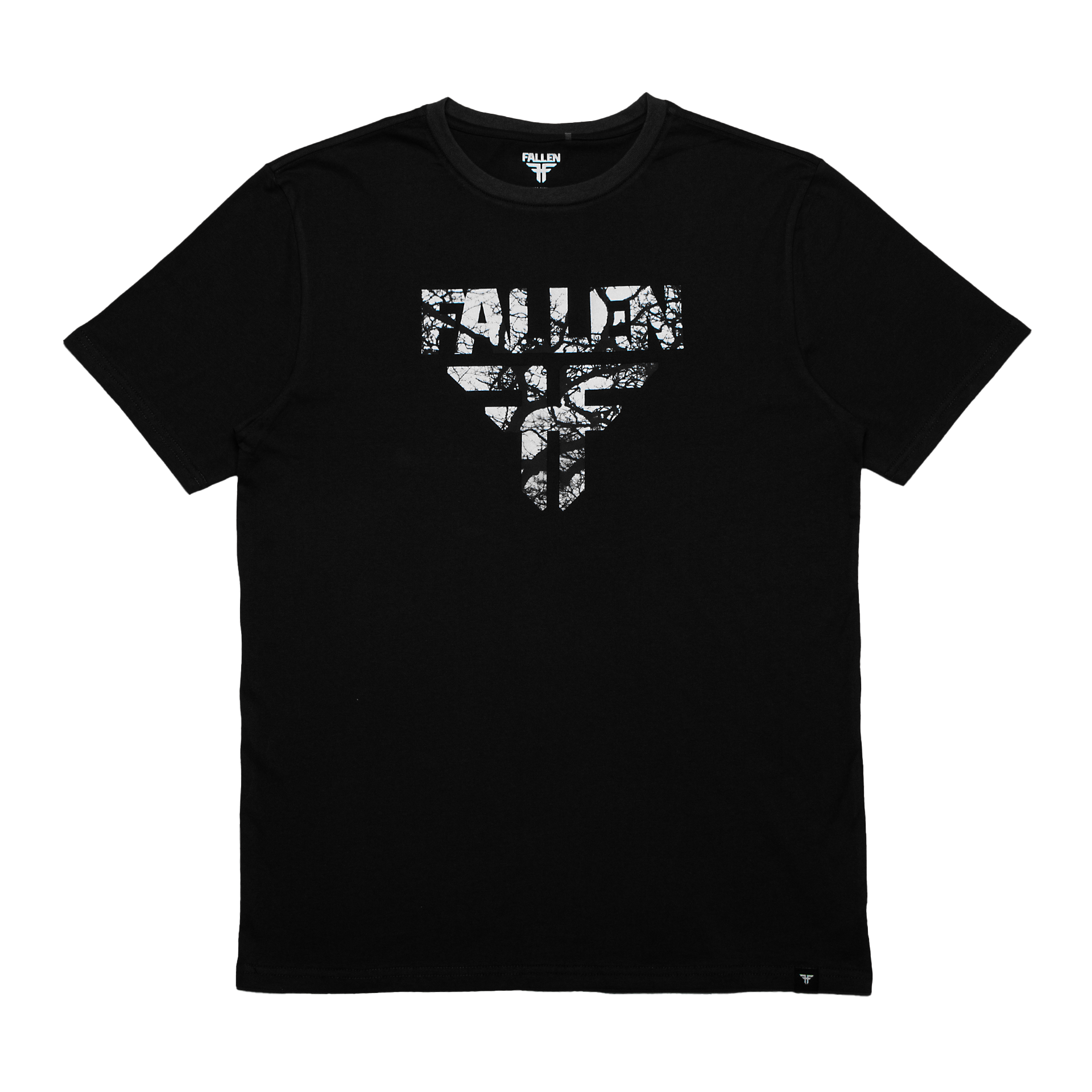 Fallen - Insignia Tee - Asphalt/White – Fallen Footwear Fallen - Insignia Tee - Asphalt/White – Fallen Footwear