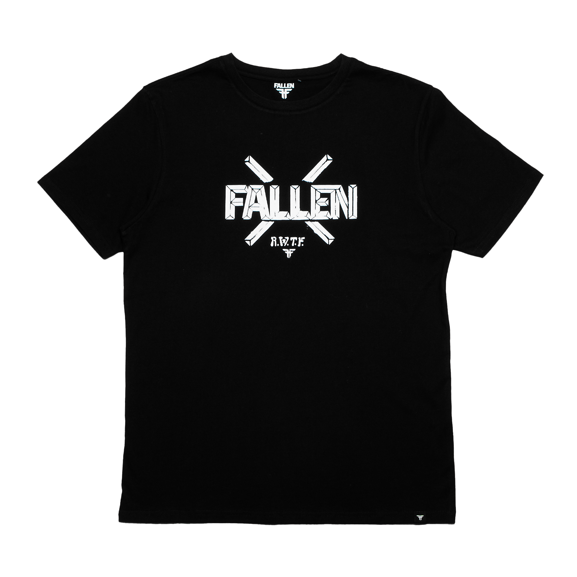 Fallen - Curb Tee - Black/White – Fallen Footwear