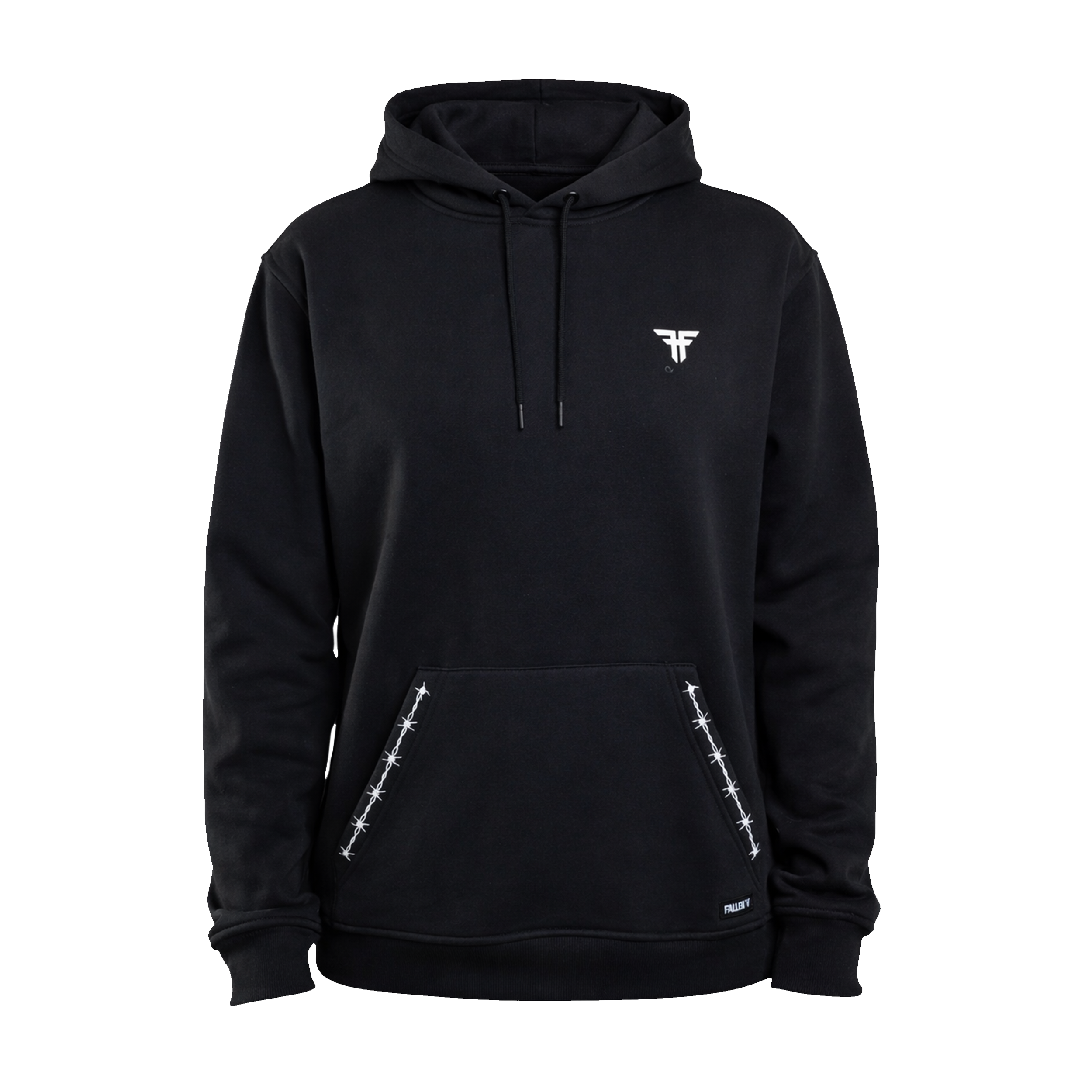 Fallen - Barbed Bones Hoodie - Black/ White – Fallen Footwear