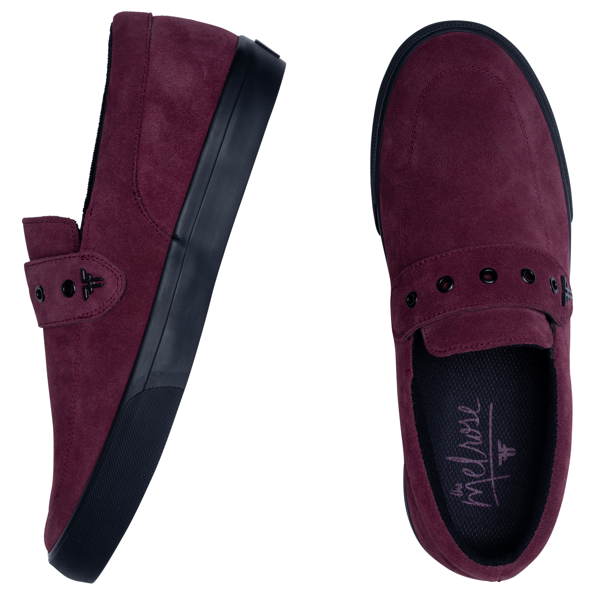 Melrose | Burgundy/Black