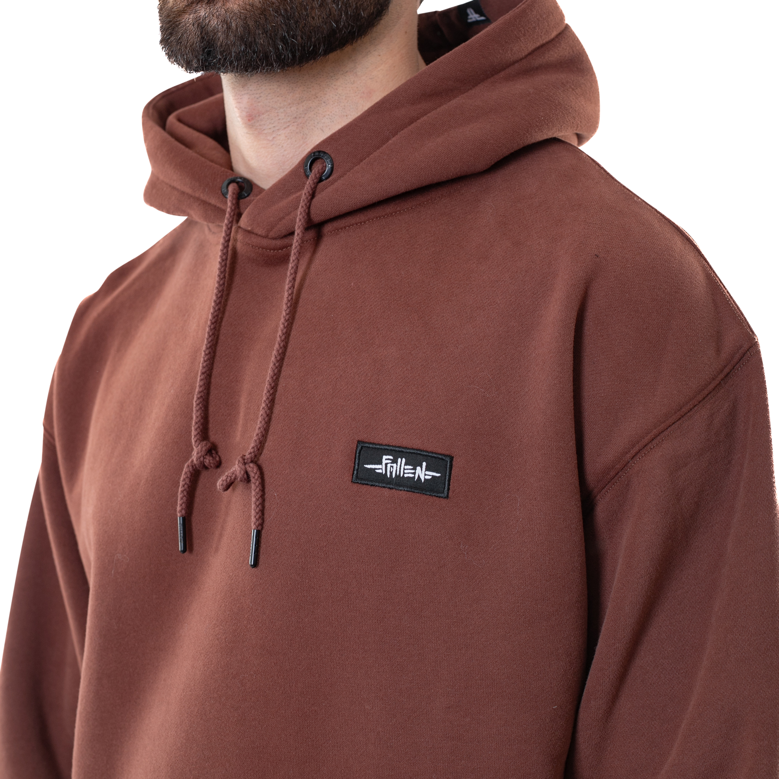 Fallen - Grunge Hoodie - Brown/Black Relax – Fallen Footwear