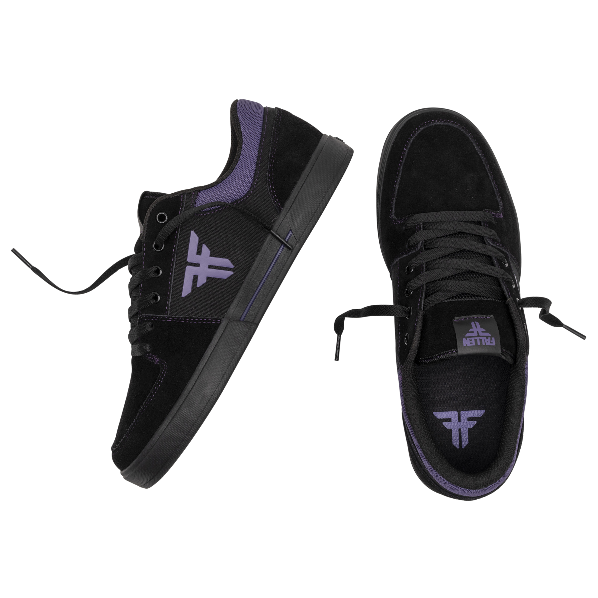 Fallen Skate Shoes Patriot Black Red 7.5