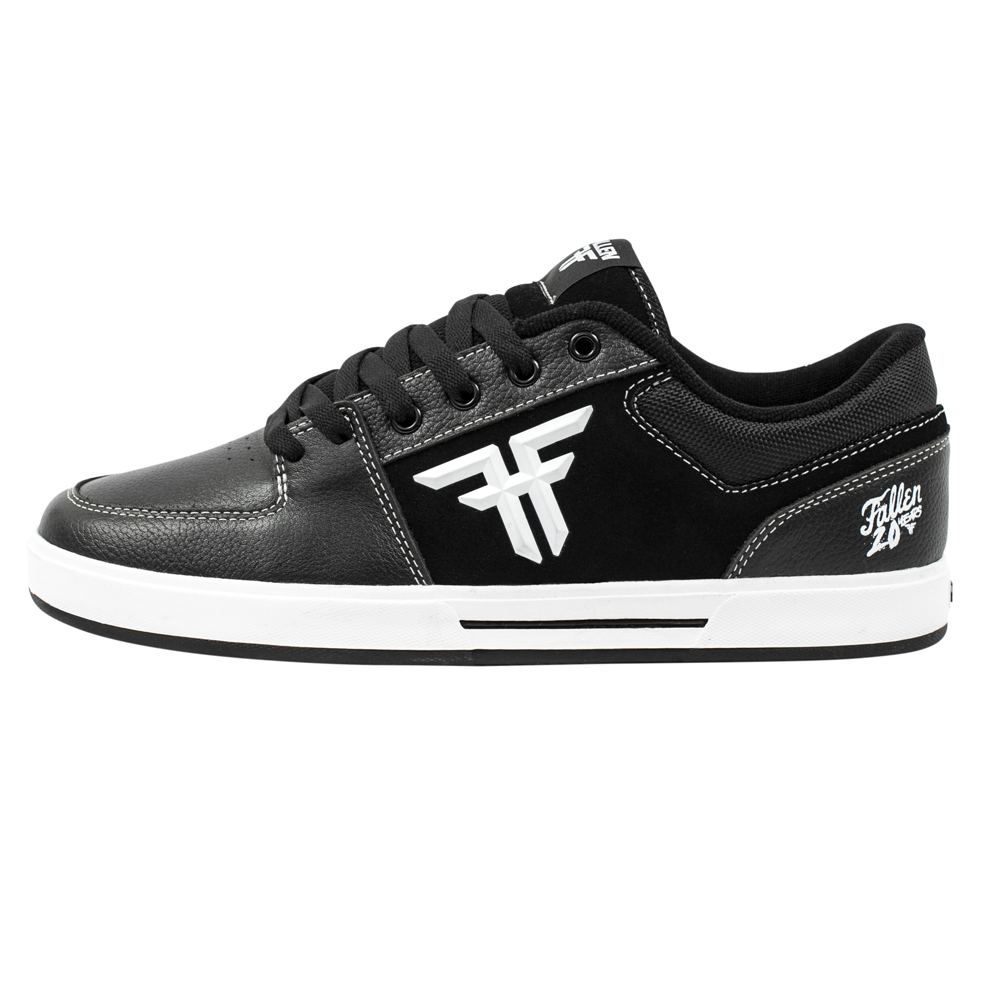 Fallen Skate Shoes Patriot 20 Years Black/White – Fallen Footwear