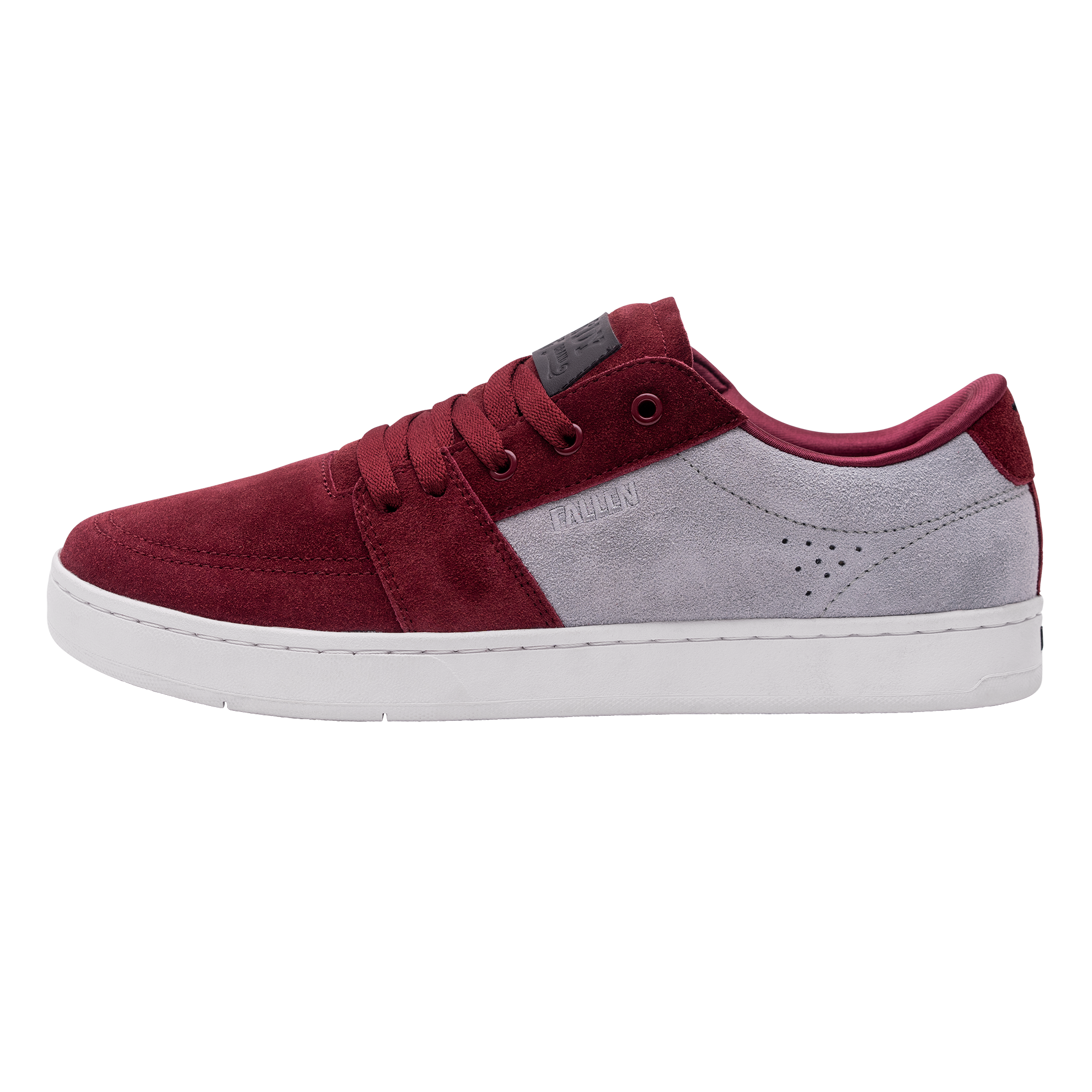 Fallen Skate Shoes - The Rambler Crimson/Gray - Cupsole – Fallen