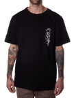 Flash Art Tee Black/White