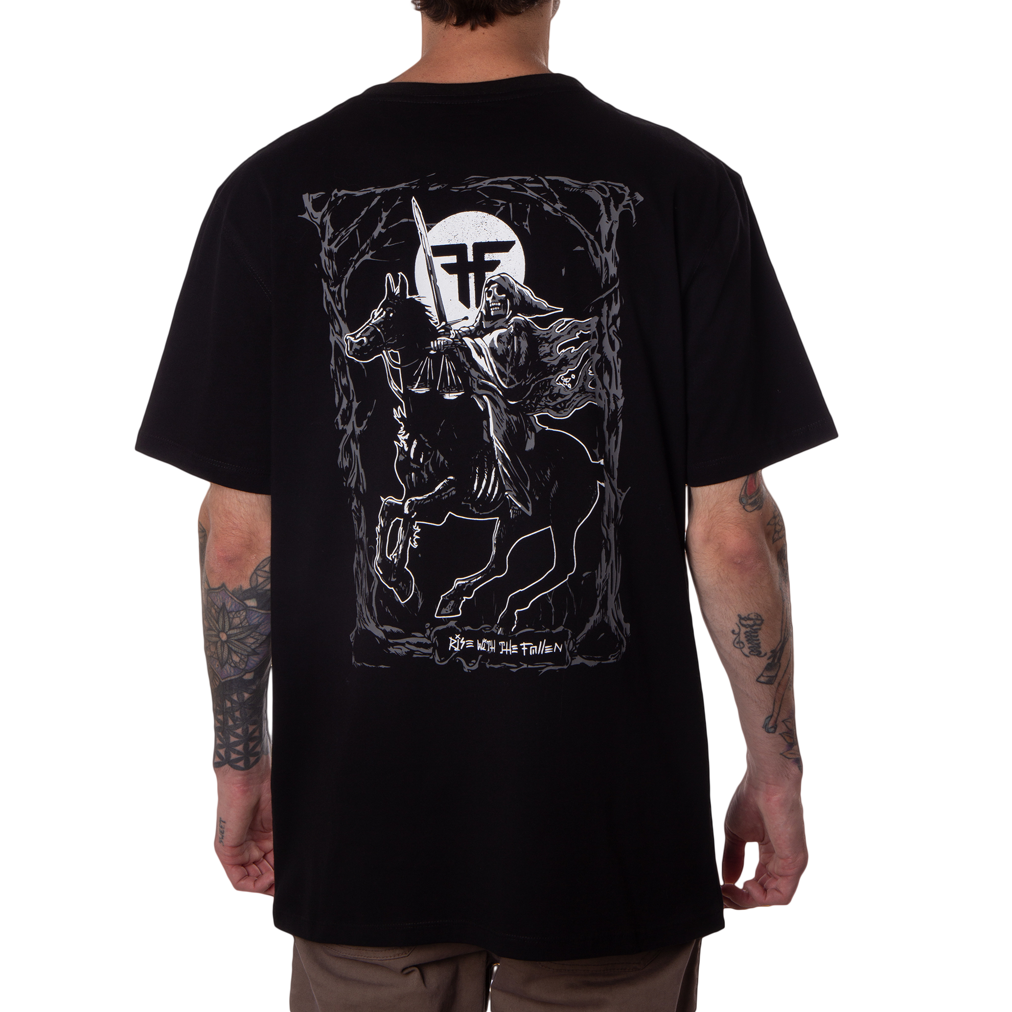 TARO様 Fallen - Dark Horse Tarot Tee Black/White – Fallen Footwear