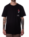 Melrose Tee Black/Red
