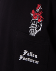 Melrose Tee Black/Red