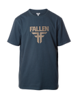 Insignia Tee Blue/Almond
