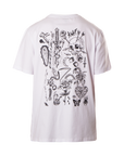 Flash Art Tee White/Black