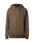 Insignia Embroidered Hoodie Washed Green