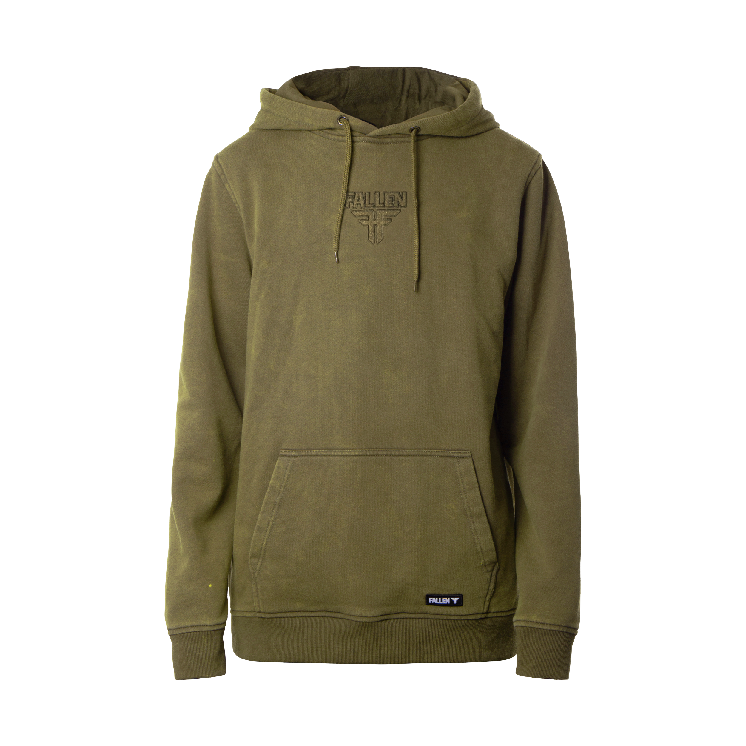 Fallen - Insignia Embroidered Hoodie Washed Green – Fallen