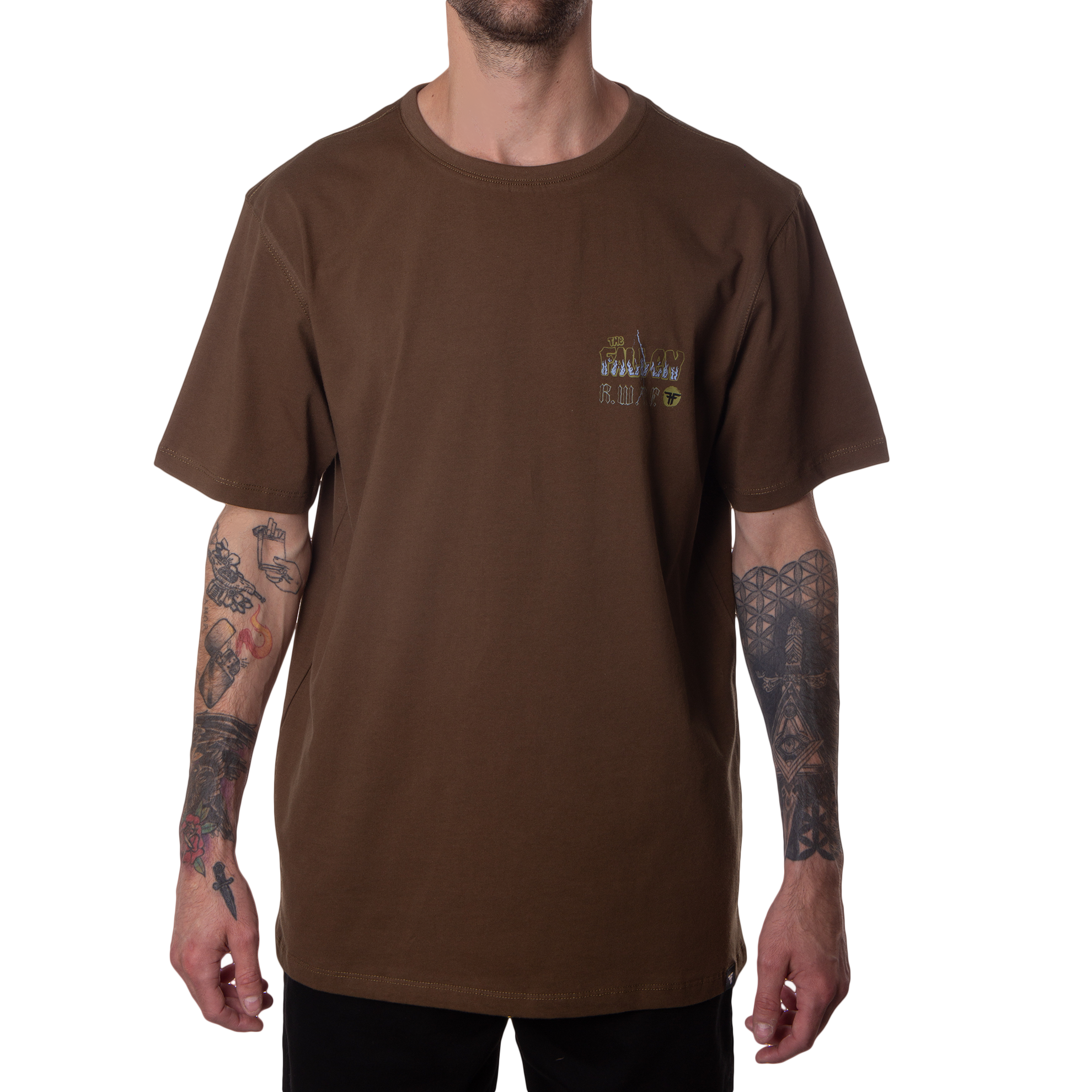 Gargoyle Tee Brown/Mustard