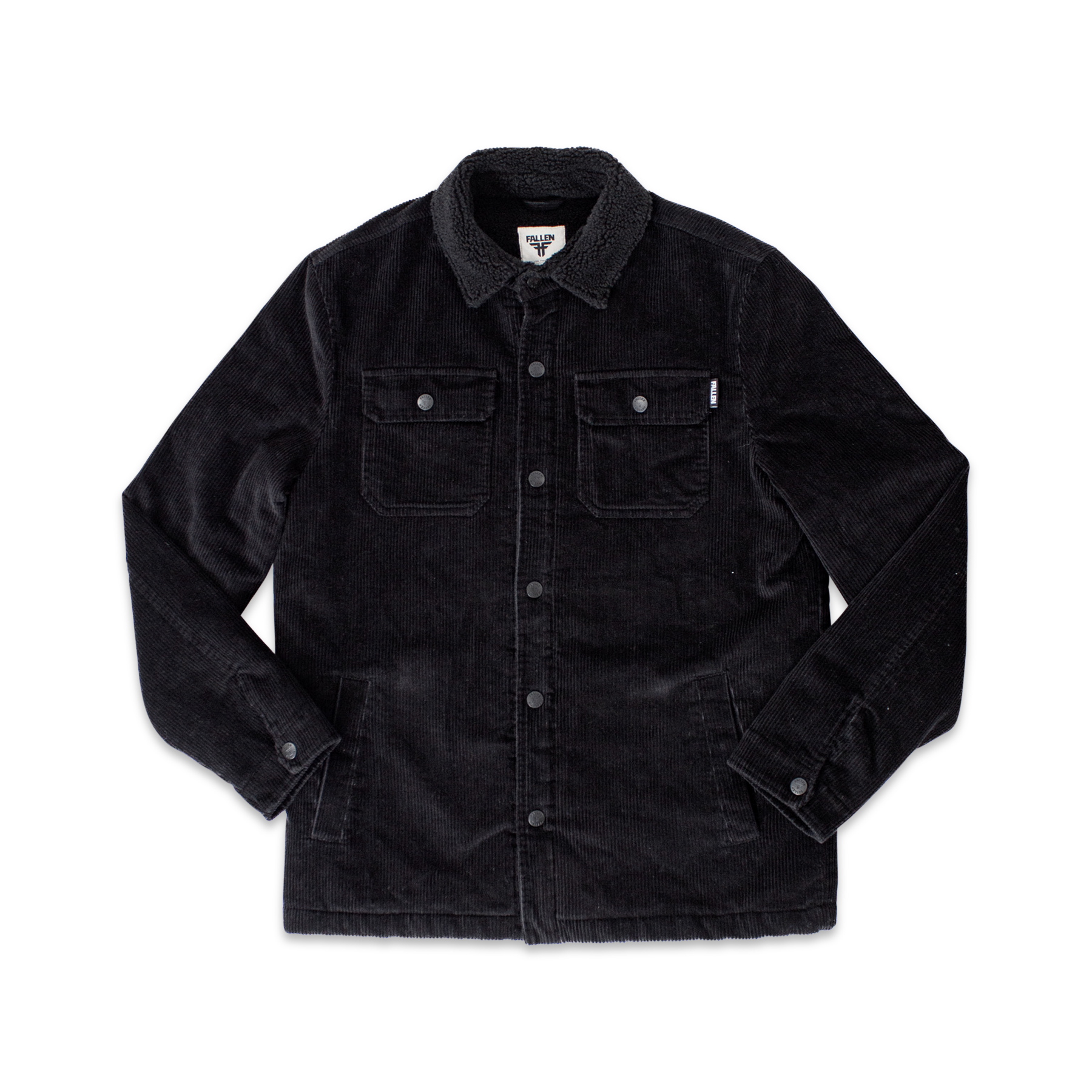Lamb Jacket - Black/Black – Fallen Footwear