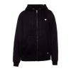 Trademark Logo Zip Hoodie | Black/White