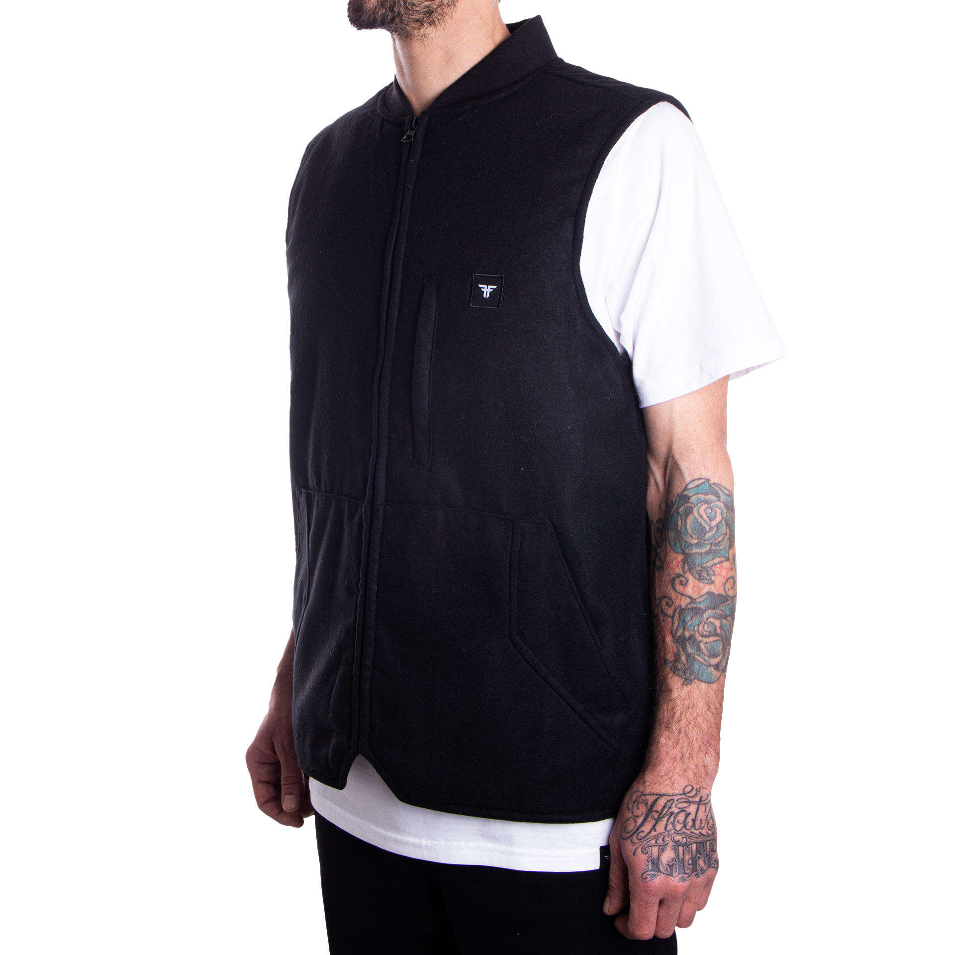 Void Vest - Black/White – Fallen Footwear Void Vest - Black/White – Fallen Footwear