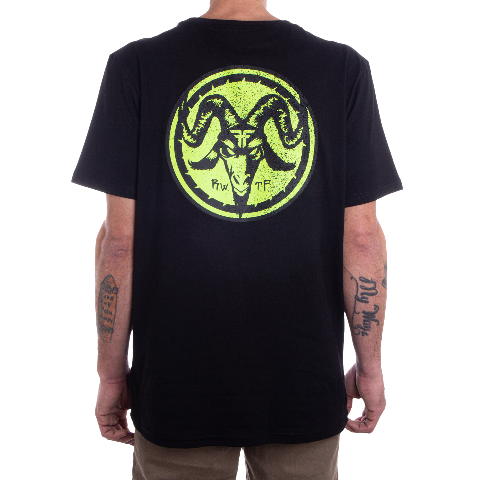 The Goat Tee Black/Lime