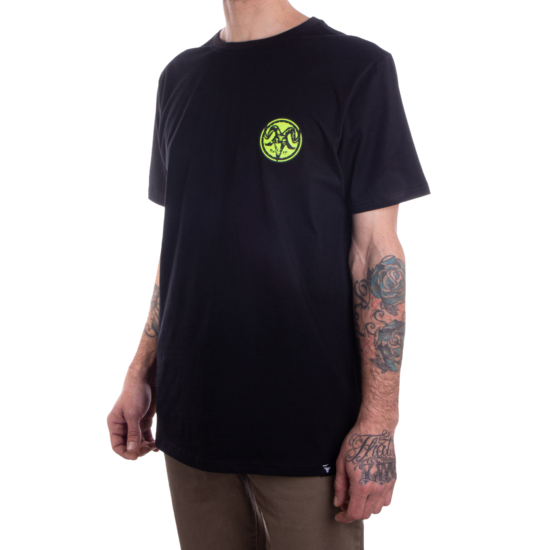 The Goat Tee Black/Lime