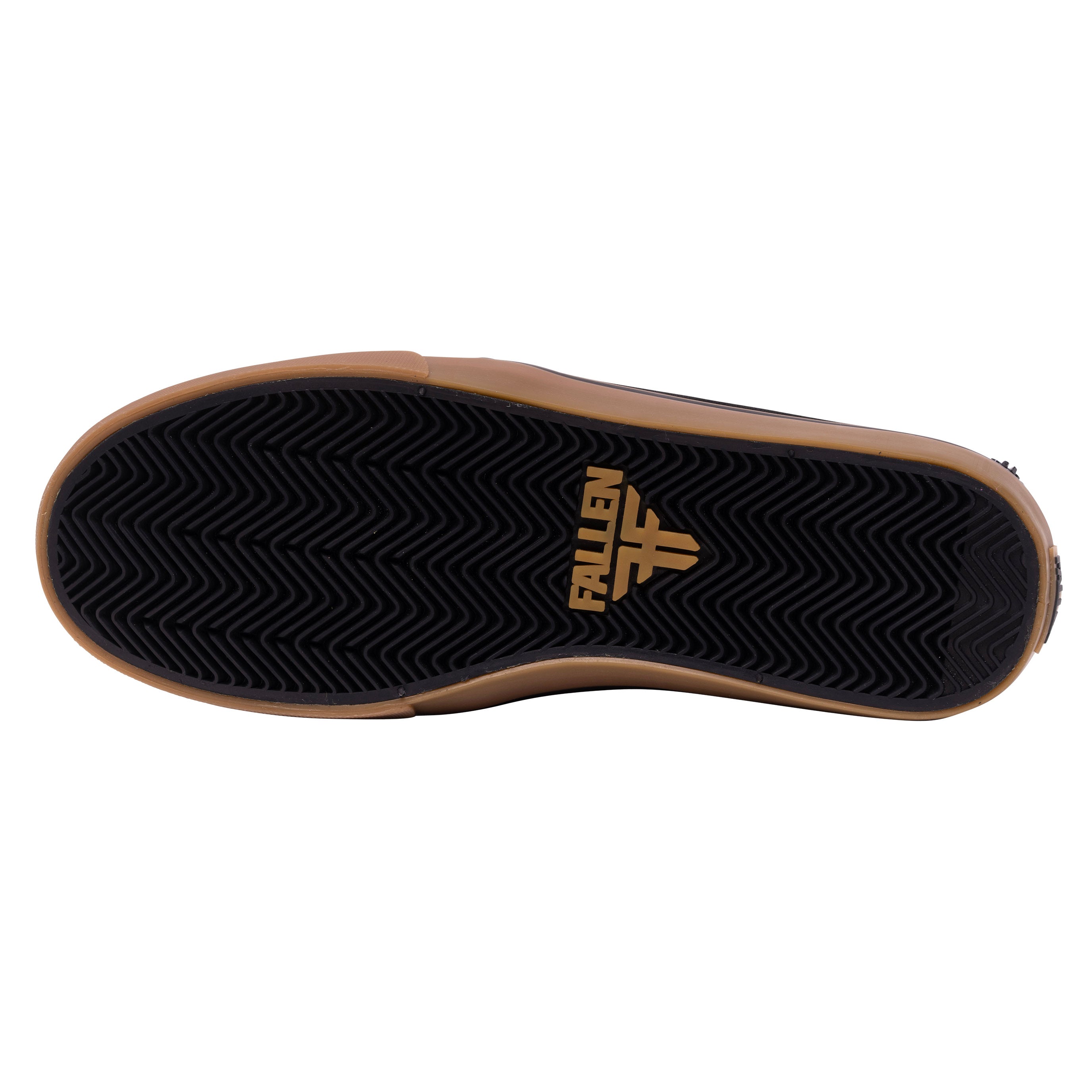 Fallen Skate Shoes - Apache Black/Gum Tommy Sandoval - Vulc