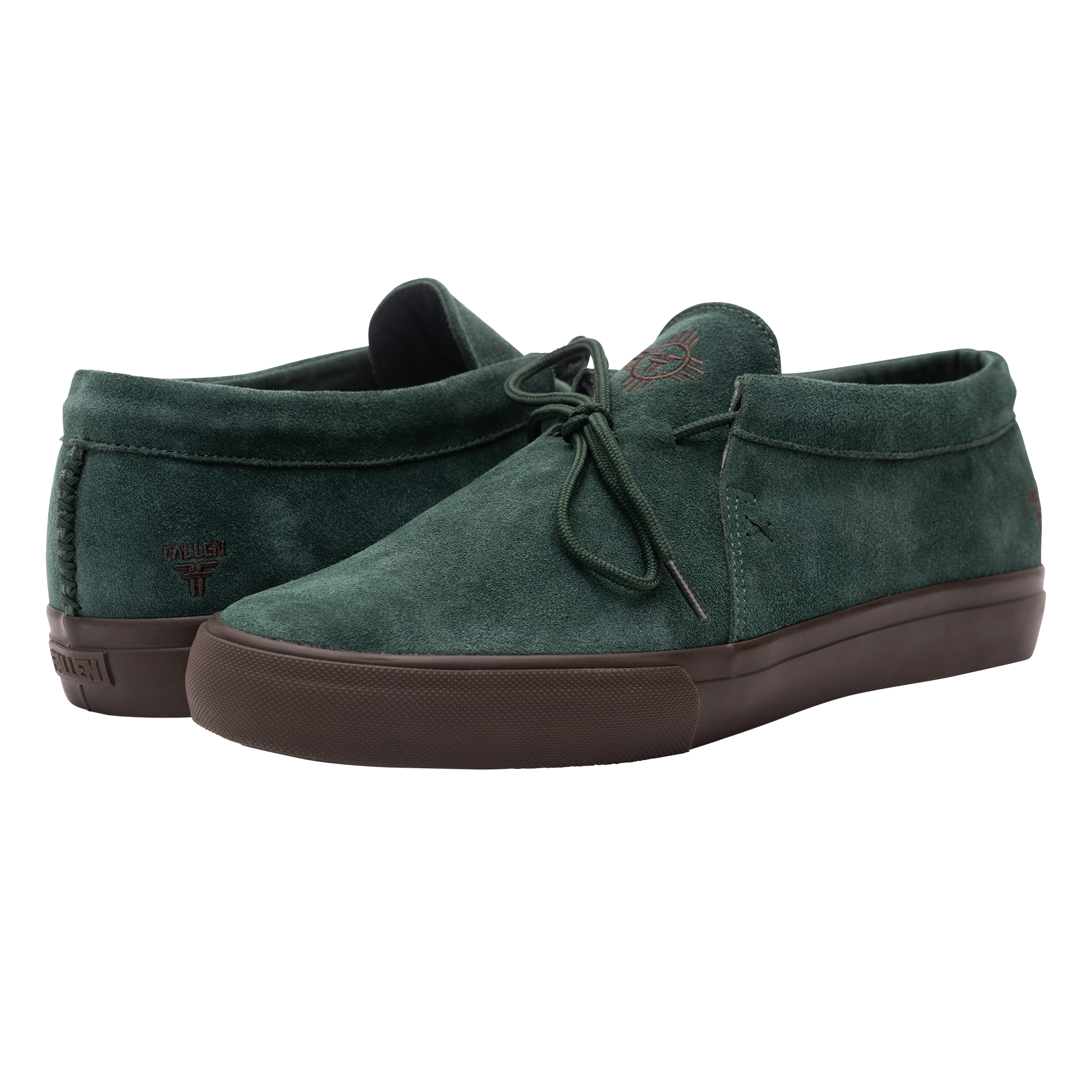 Fallen Skate Shoes - Apache Green/DK Gum Tommy Sandoval - Vulc – Fallen ...