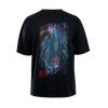 Outer Realms Tee | Black/ Blue/ Red