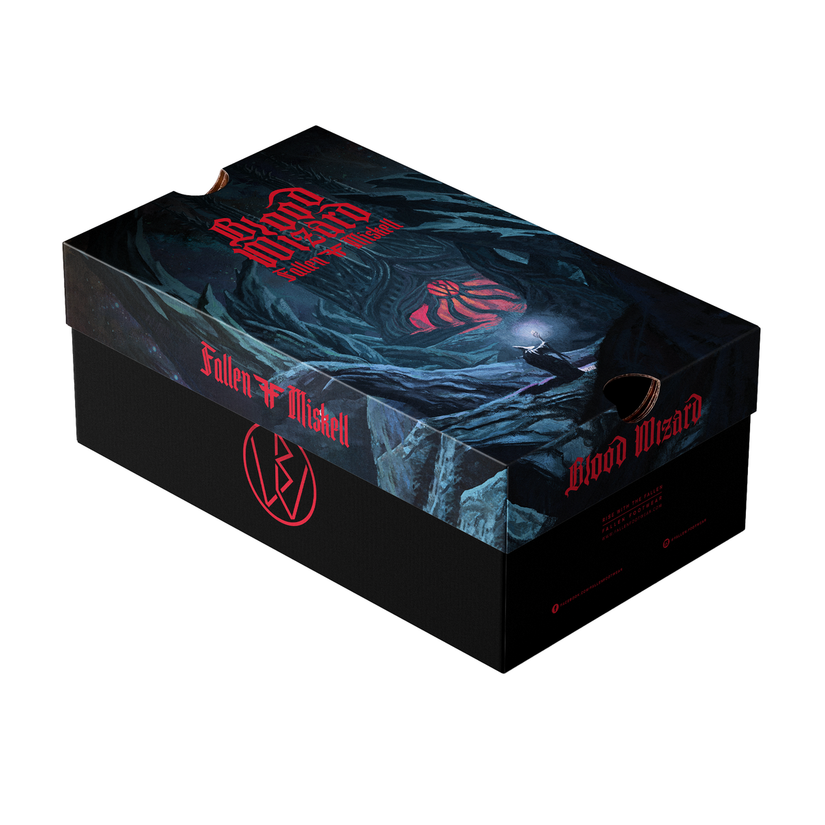 The Goat Blood Wizard | Black/Blue/Red
