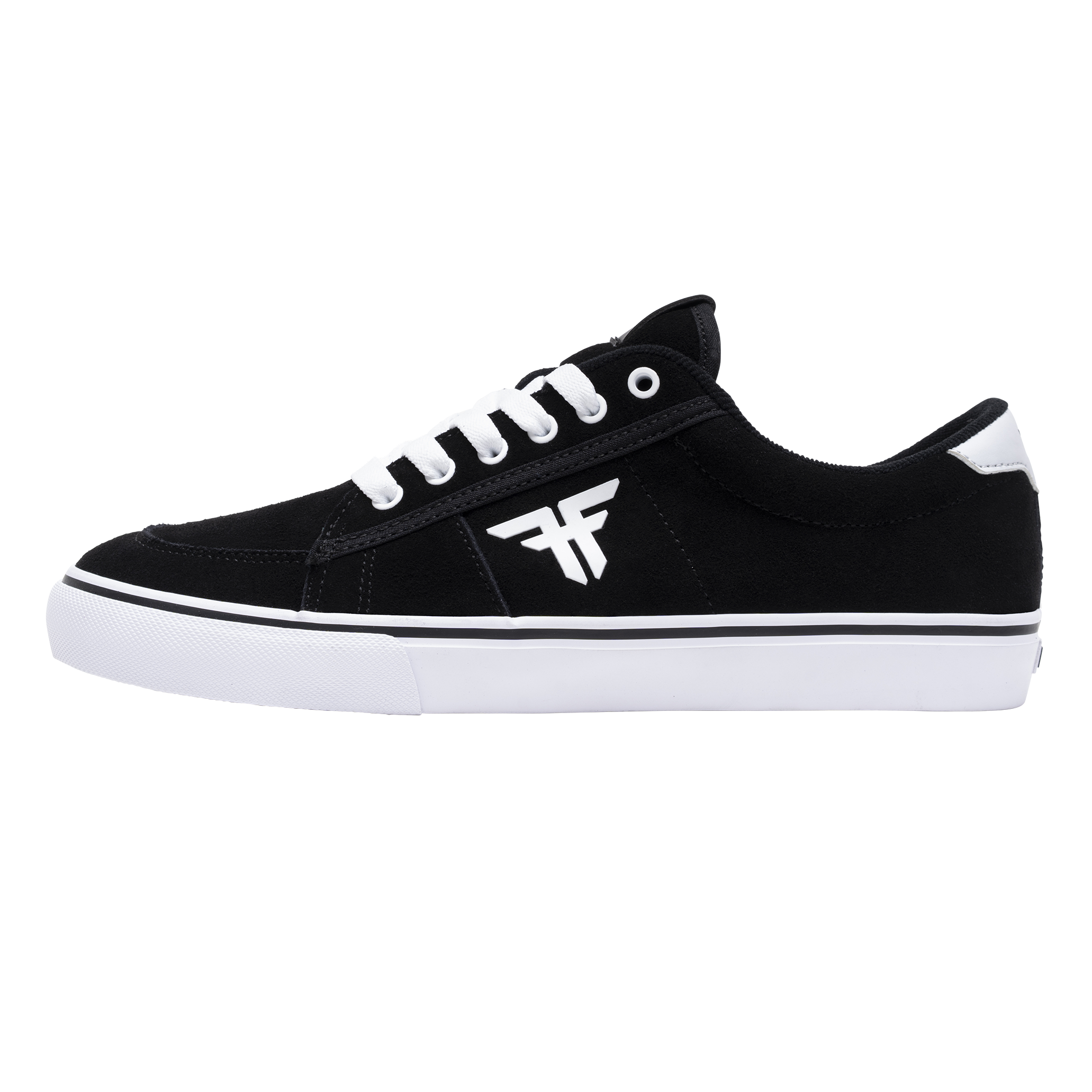Fallen Skate Shoes - Bomber Black/White- Vulc – Fallen Footwear