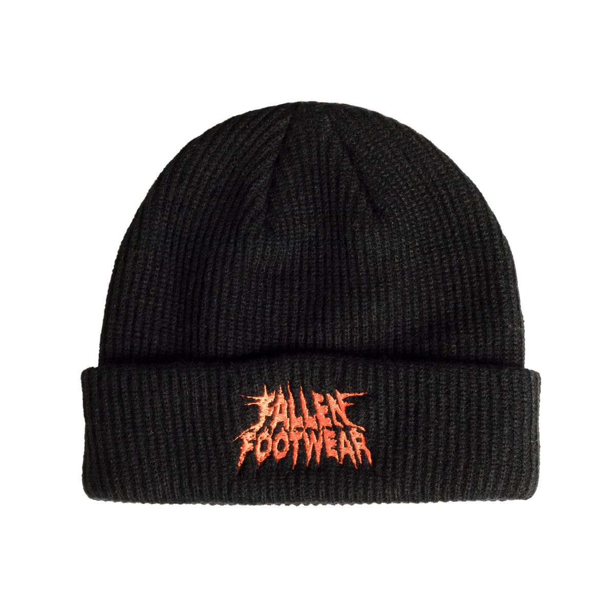 Fallen - Distortion Beanie - Black/ Orange – Fallen Footwear Fallen - Distortion Beanie - Black/ Orange – Fallen Footwear