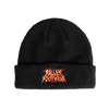 Distortion Beanie - Black/ Orange