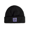 Bam Beanie - Black/ Purple