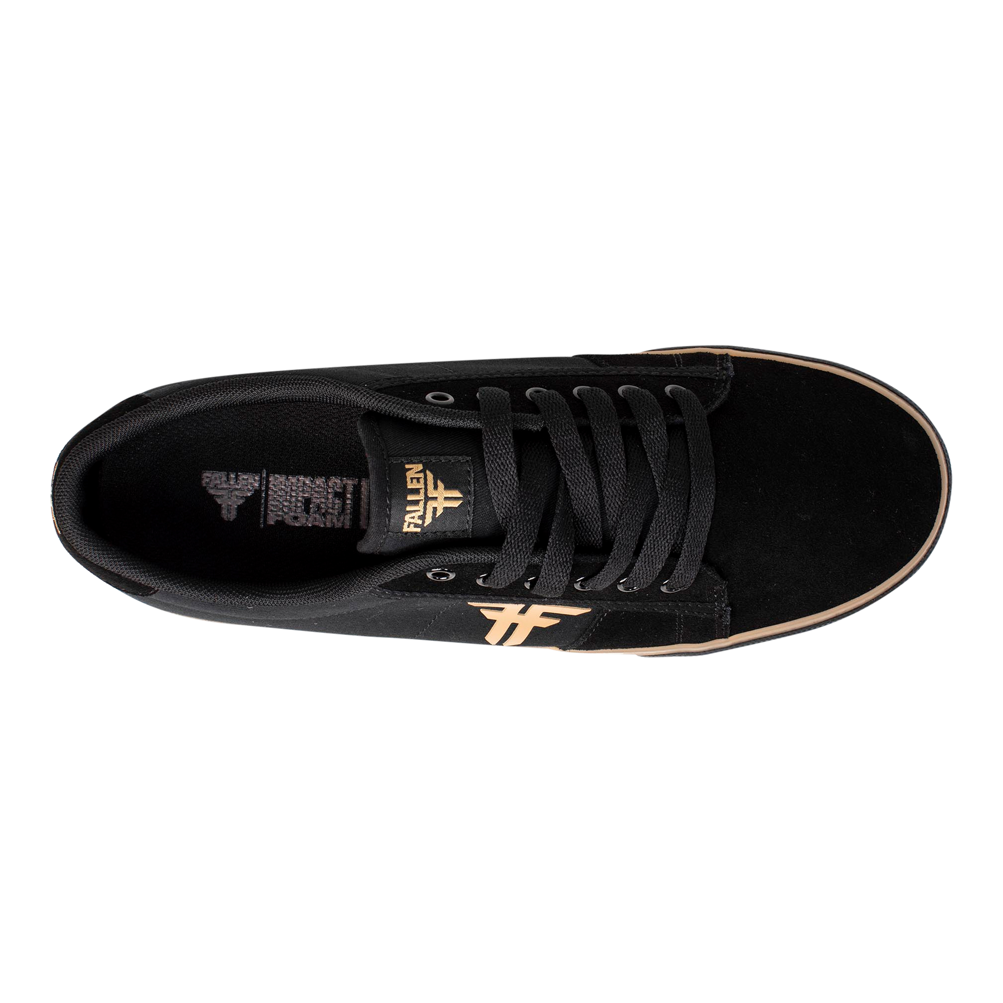 Fallen Skate Shoes Bomber Black/gum – Fallen Footwear Fallen Skate Shoes Bomber Black/gum – Fallen Footwear