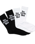 RWTF Sock White/Black