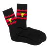 Static Sock | Black/Red
