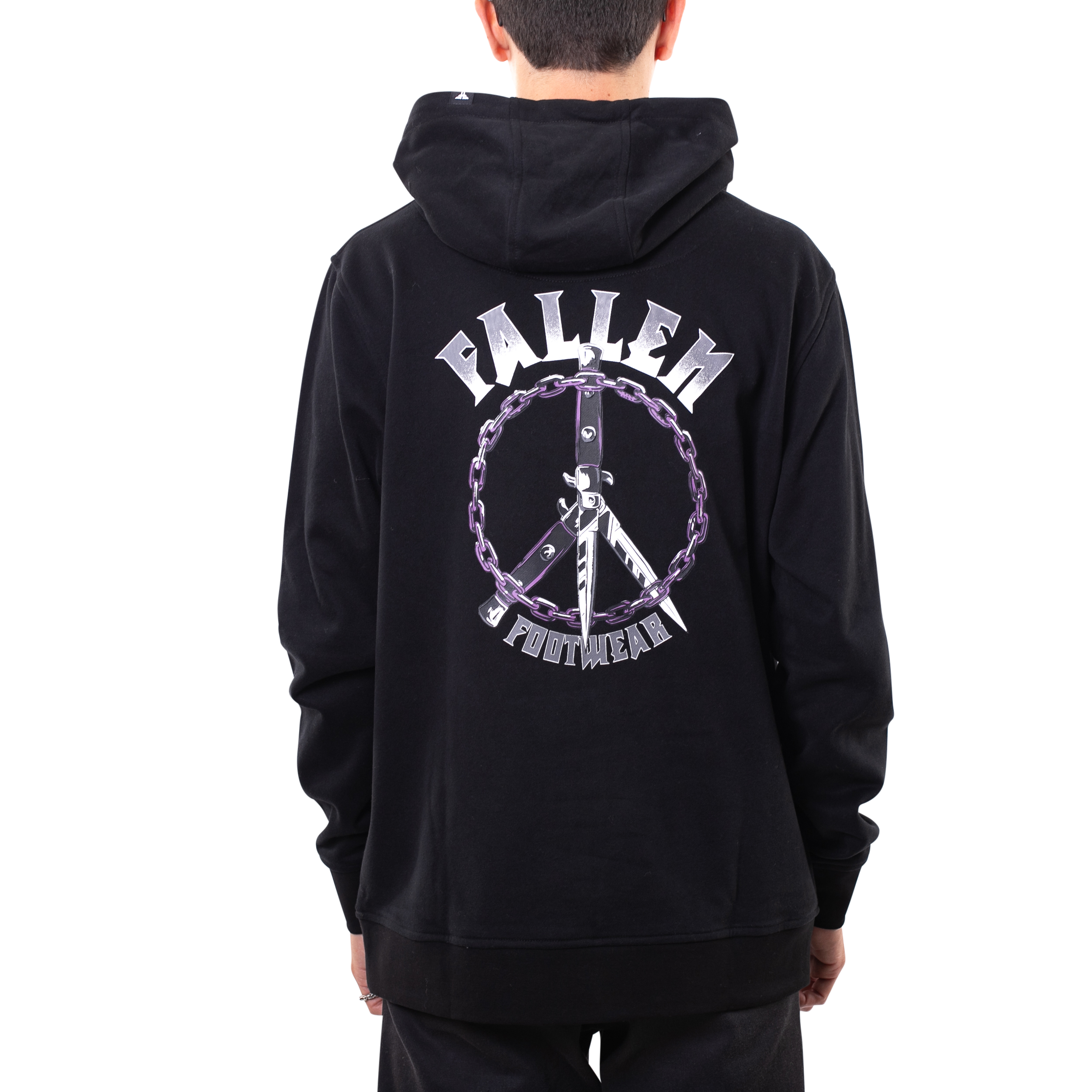 Peace & War hoodie - Black – Fallen Footwear Peace & War hoodie - Black – Fallen Footwear